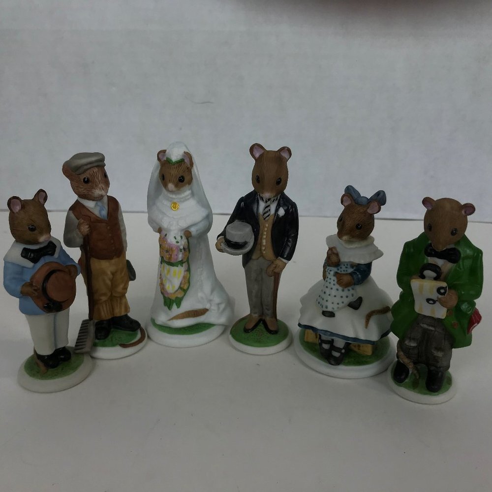 Franklin Mint, Woodhouse Mouse Figurines